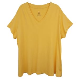 Isaac Mizrahi Live Mustard Oversized Top